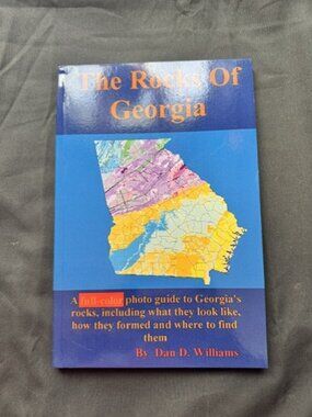 2 Set Geology Books Dan Williams - The Rocks of Georgia, Rocks of the Piedmont